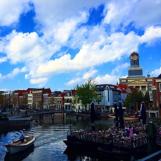 Water Photograph - #water #colors #leiden #netherlands by Ryoji Japan