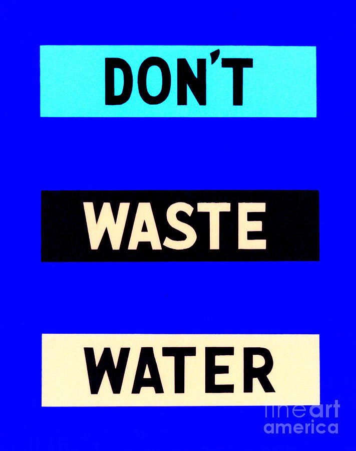 Water Photograph - Water Conservation FAP Poster by Science Source