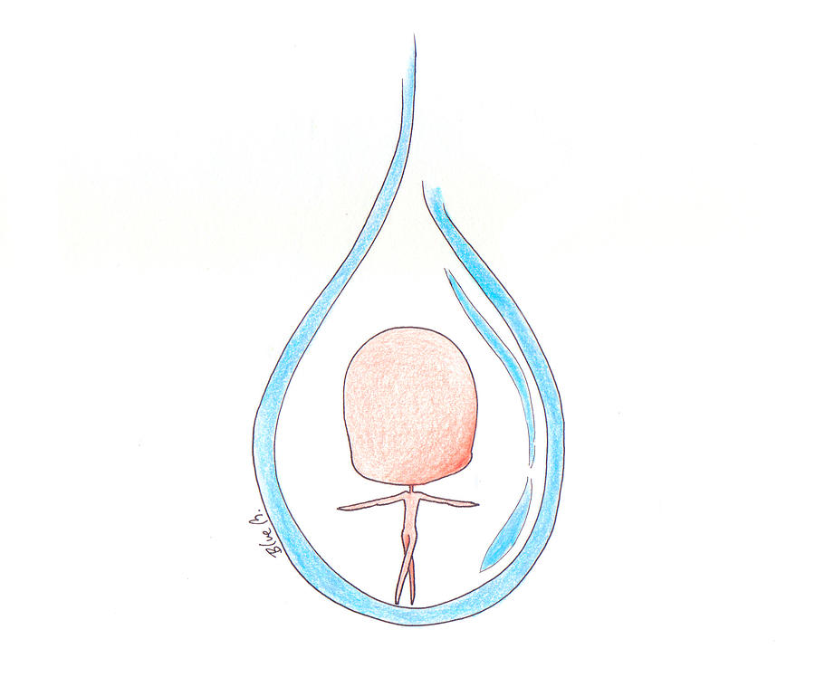 How To Draw Water Droplets With Colored Pencil