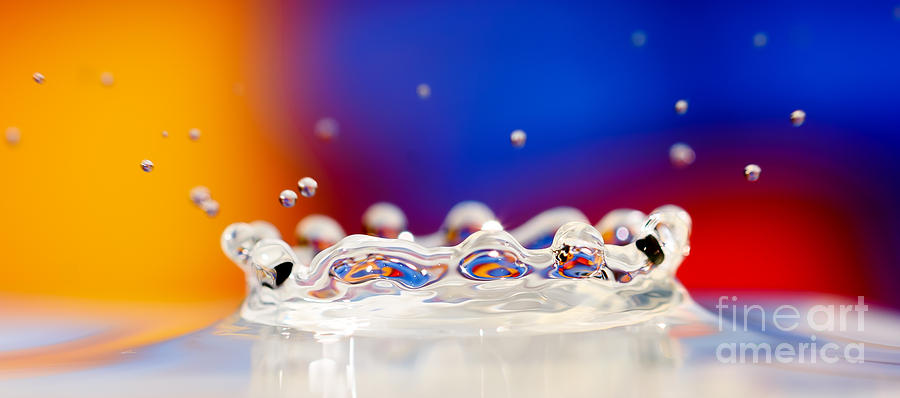 Water drop Photograph by Colin Rayner