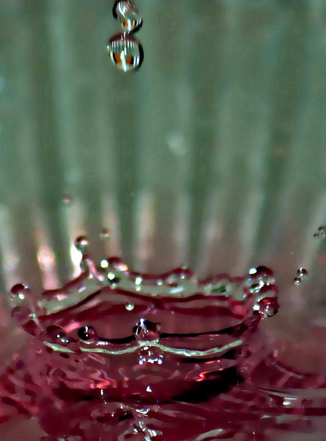 Water Drop Crown Photograph by Cherie Duran