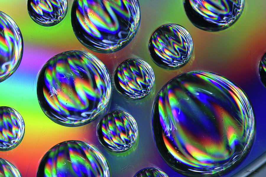 Water Droplets 4 Digital Art by Andrea Lawrence