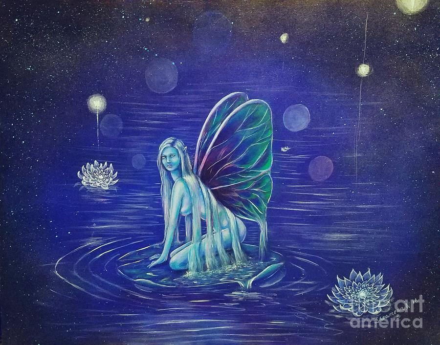 Water Fairy Painting by Sheanean Harman | Fine Art America