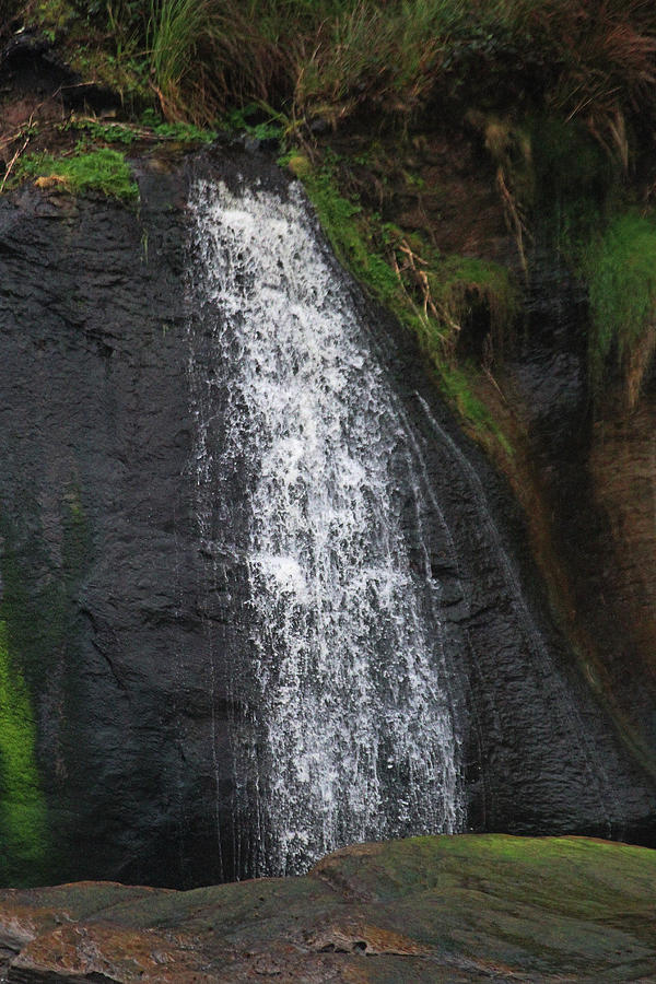 Water Fall Into The Pacific Ocean Photograph by Tom Janca - Fine Art ...