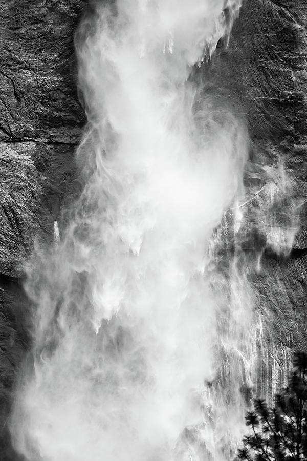 Water Falling Photograph by Janet Kopper