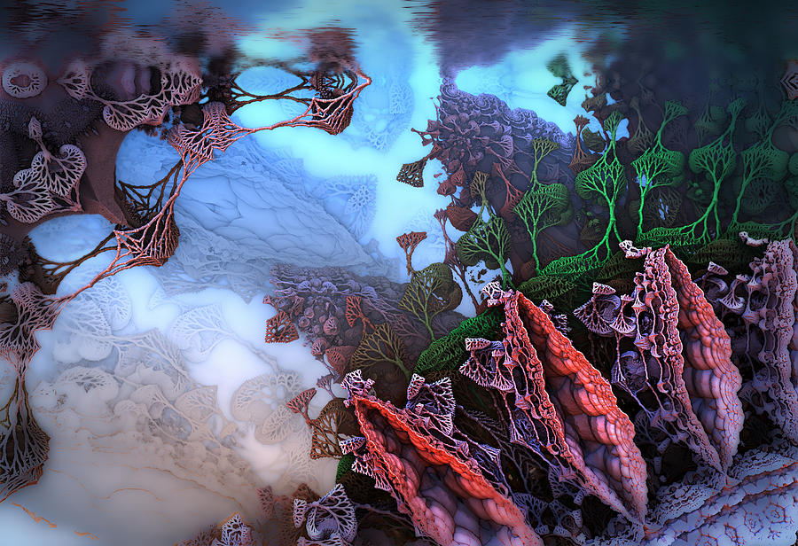 Water Fantasy Digital Art by Hal Tenny