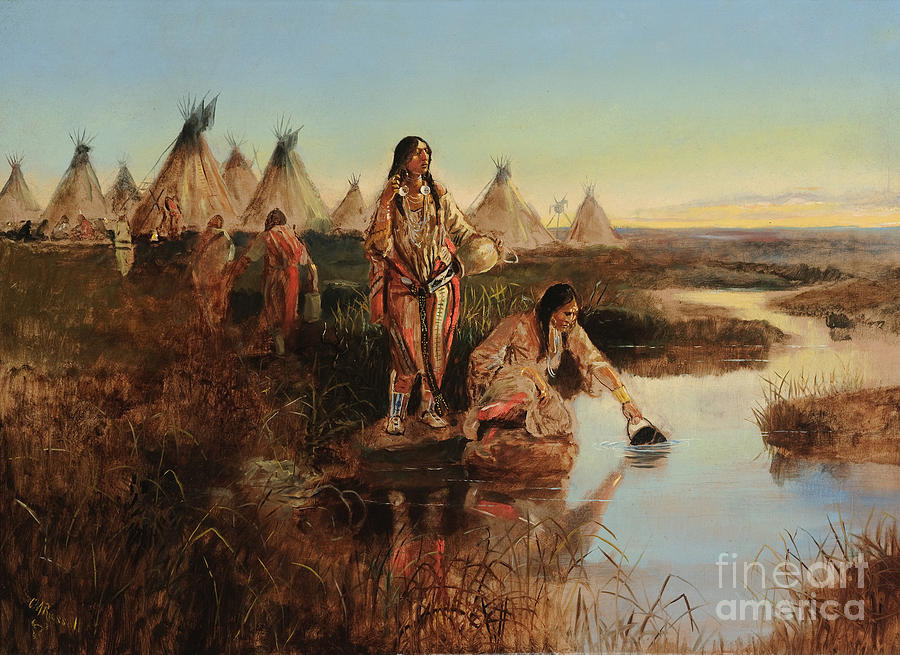 Water for Camp Painting by Celestial Images