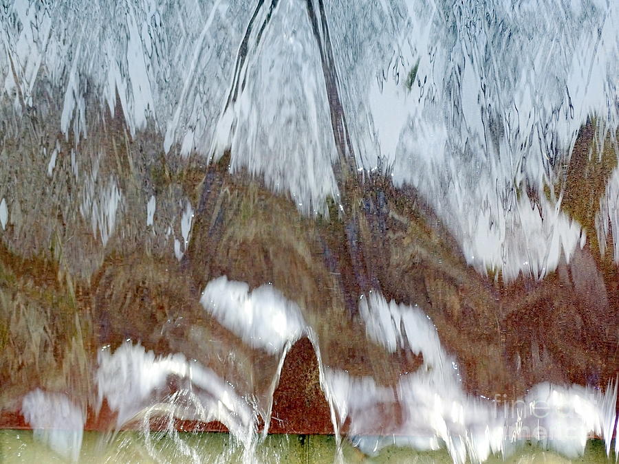 Water Fountain Abstract #48 Photograph by Ed Weidman