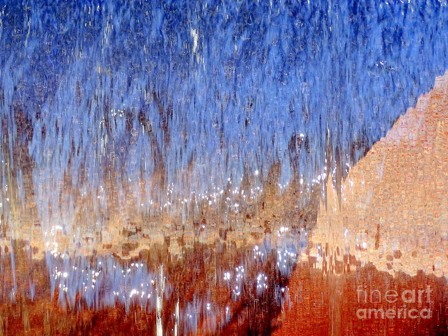 Water Fountain Abstract #63 Photograph by Ed Weidman