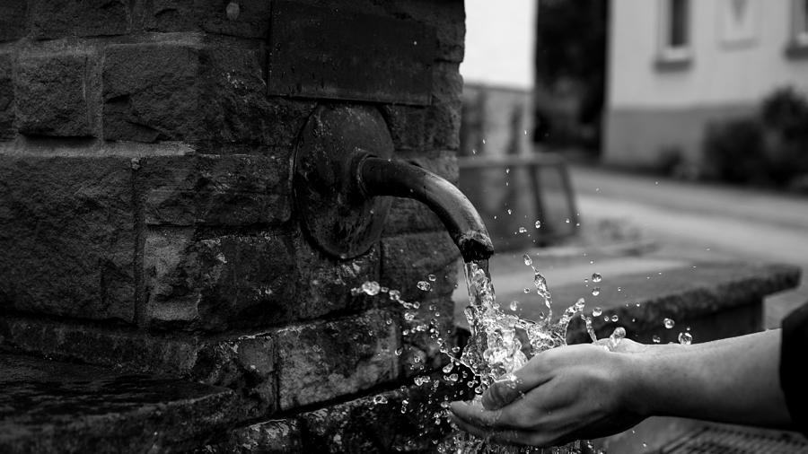 Fountain Photograph - Water Fountain by Denis Bayrak