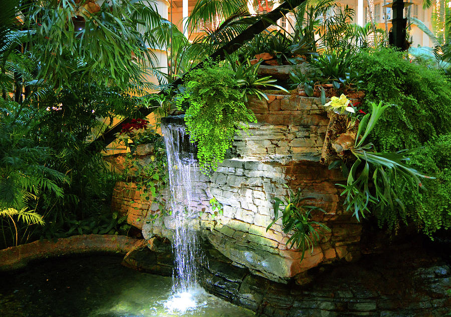 Water Fountain Photograph by Shirley Garcia - Fine Art America