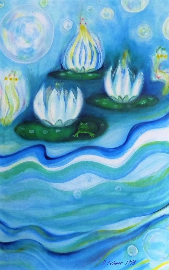 Water Garden Painting by Denise F Fulmer