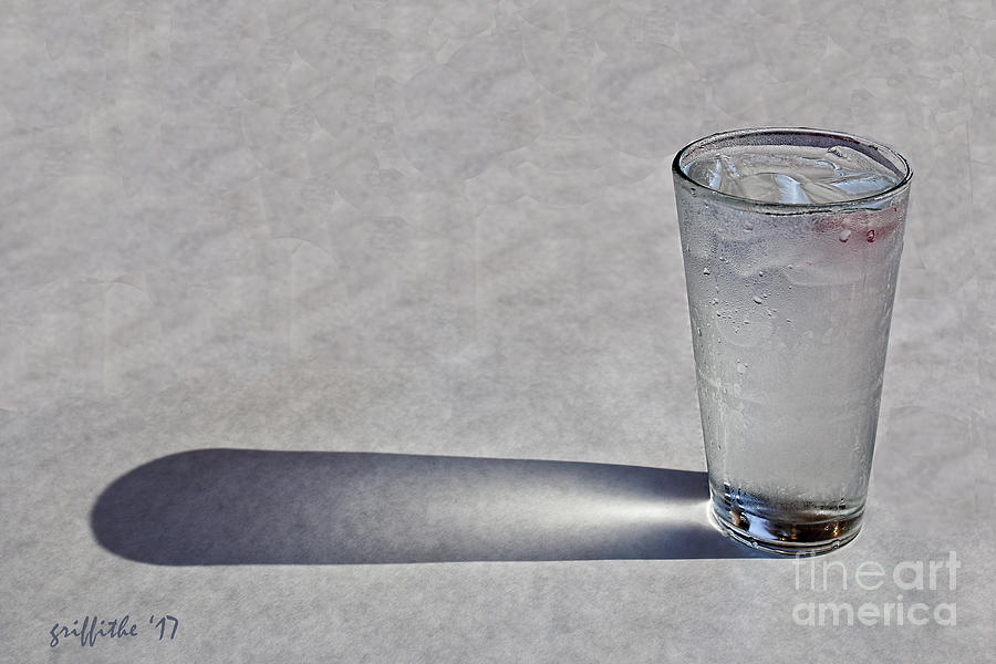 Water Glass Photograph by Tom Griffithe