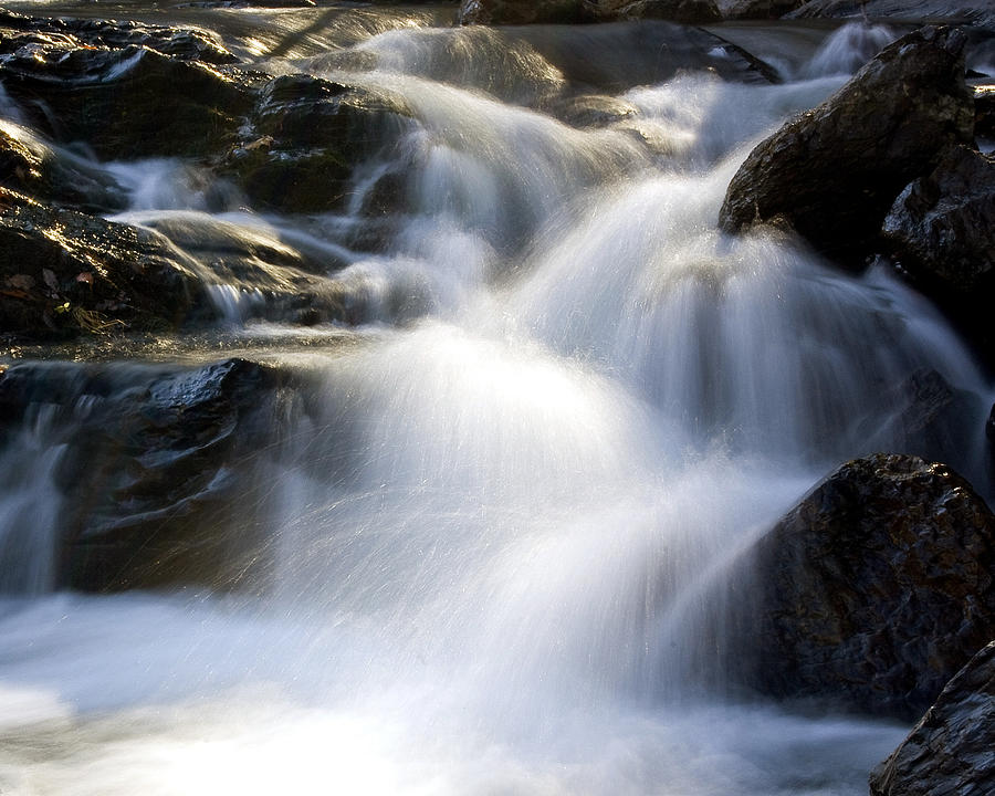 Water in Motion Photograph by Alan Raasch