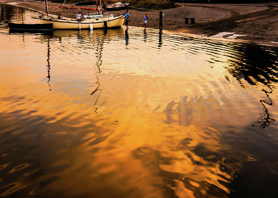Water Into Gold Photograph by Ronda Broatch