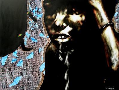 Social Commentary Mixed Media - Water Is Life by Chester Elmore Social Commentary Mixed Media - Water Is Life by Chester Elmore