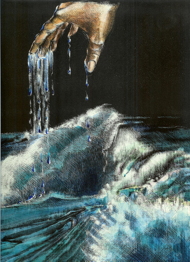 Water Mixed Media by Kathleen Romana - Fine Art America