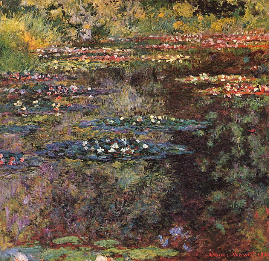 Water Lilies 7 Painting by Claude Monet - Fine Art America