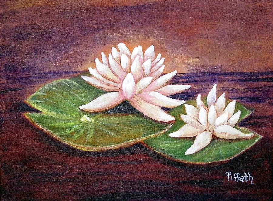 Water Lilies Painting by Patricia Piffath
