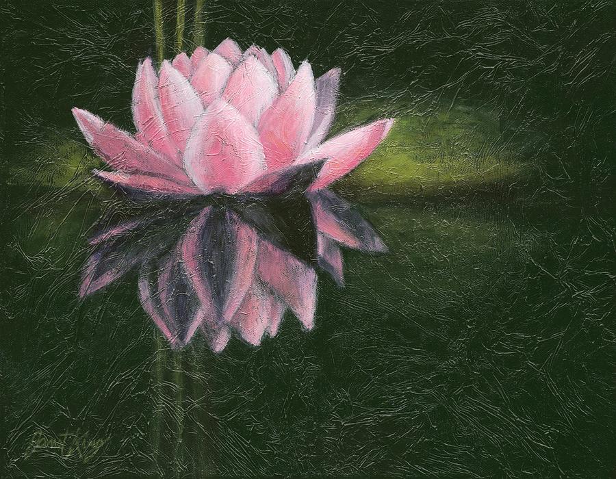 Water Lily Painting by Janet King