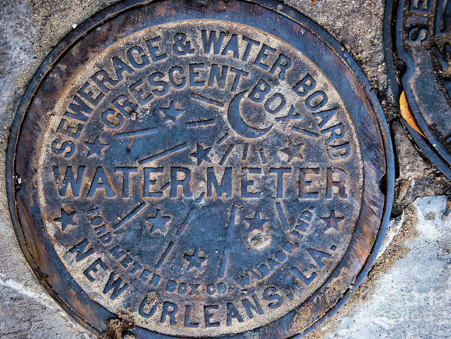 Water Meter - Crescent _ New Orleans Photograph by Kathleen K Parker