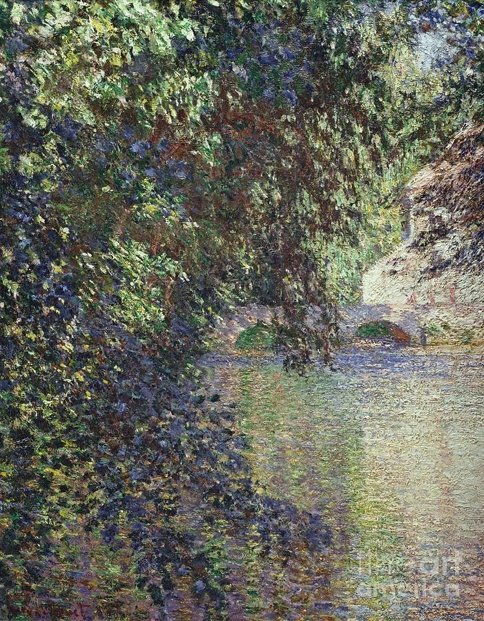 Water Mill At Limetz Painting by Monet