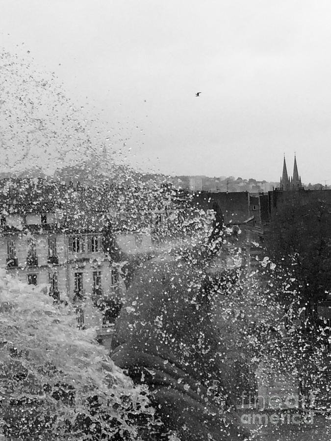 Water On Marseille The Palais Longchamp Photograph