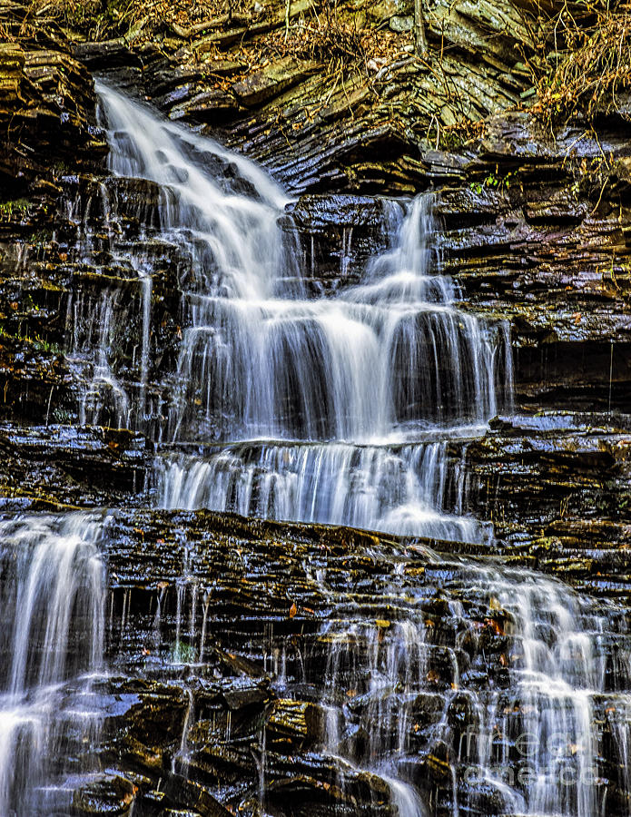 Water on the Rocks Photograph by Nick Zelinsky Jr