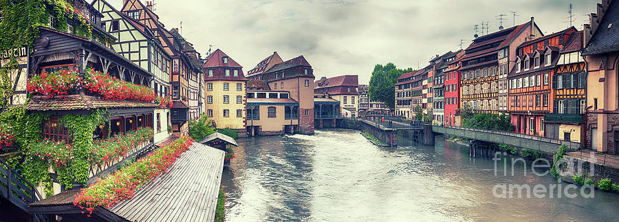 water panorama in Strasbourg  Photograph by Ariadna De Raadt