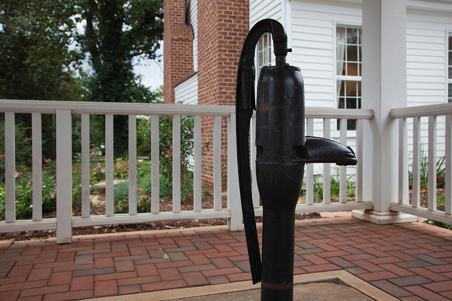 Architecture Photograph - Water Pump Where Helen Keller Said by Panoramic Images
