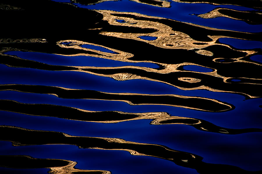 Water Reflection Abstract #7155 Photograph by Irwin Barrett