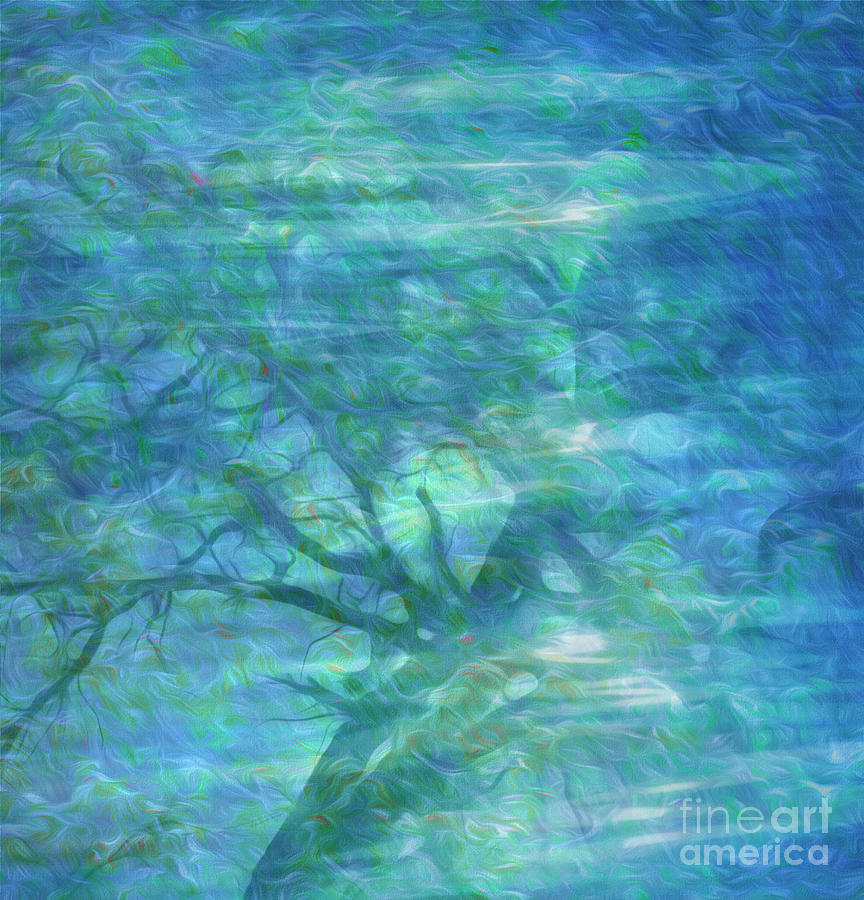 Water reflections #1 Digital Art by George Robinson