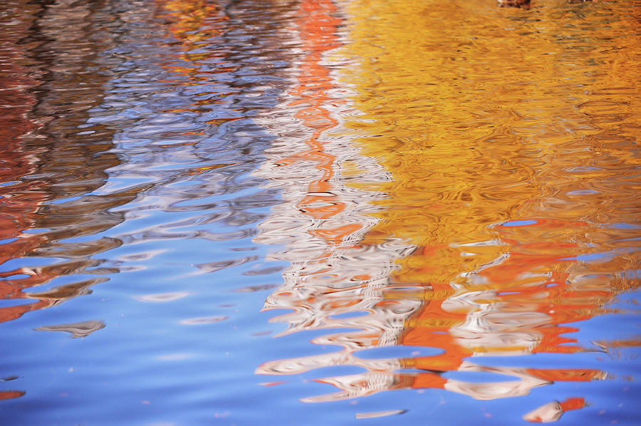 Water Ripples Abstract Photograph by Jenny Rainbow