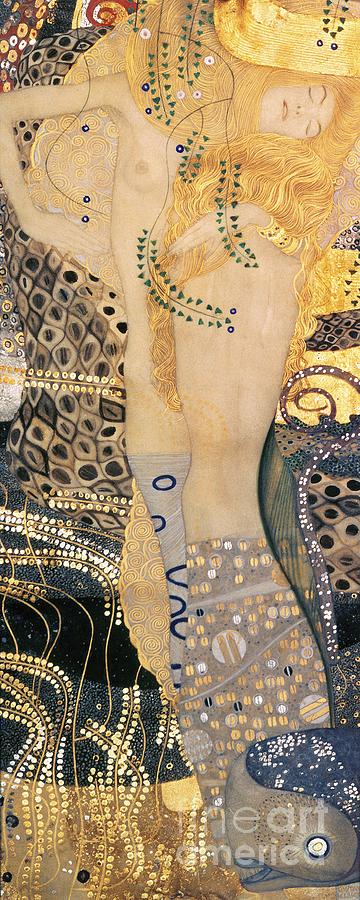 Gustav Klimt Painting - Water Serpents I by Gustav klimt