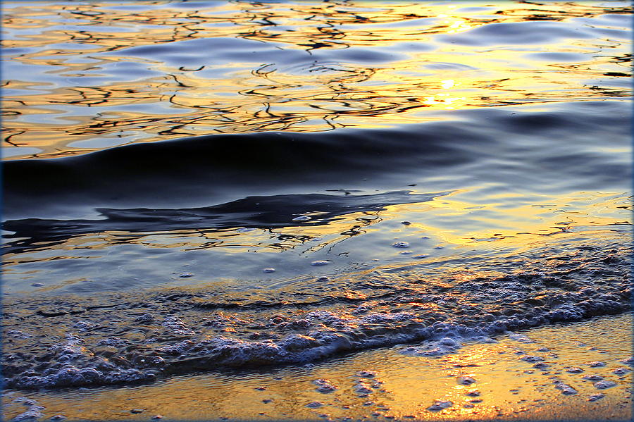 Abstract Photograph - Water Shine by Faith Williams