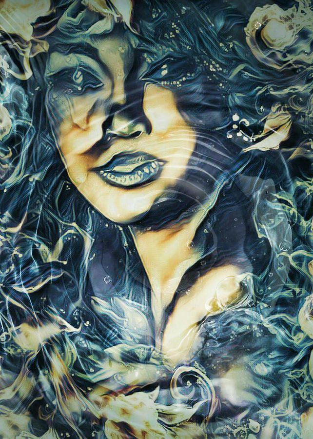 Water Sirens 4 Digital Art by Rhonda Barrett