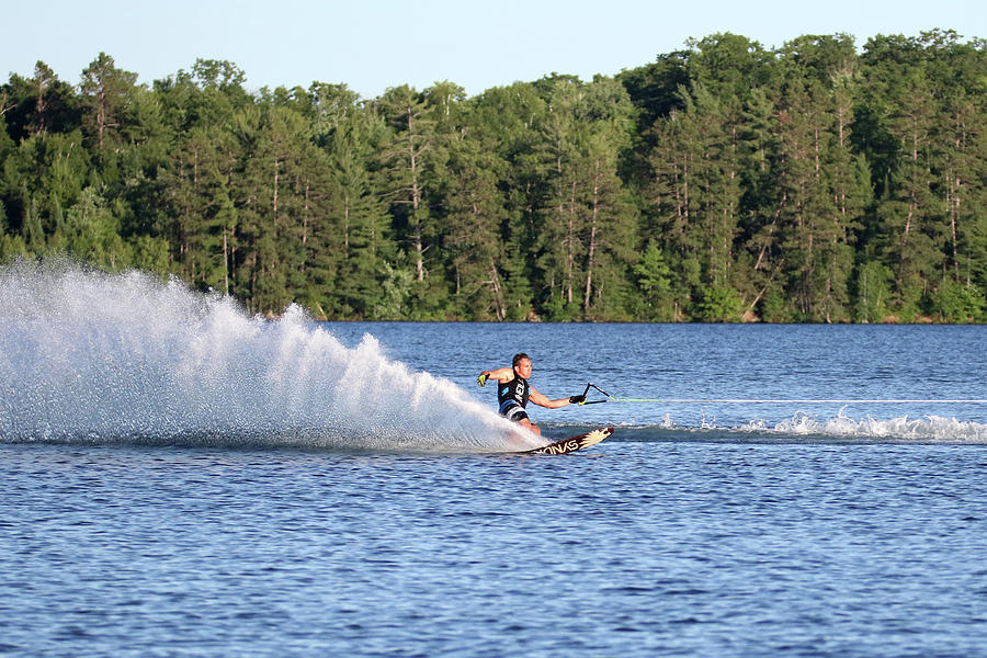 Water skiing Photograph by Brook Burling