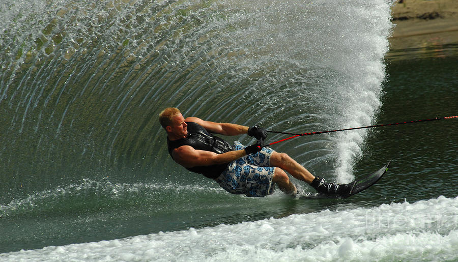 Water Skiing Magic of Water 11 Photograph by Bob Christopher