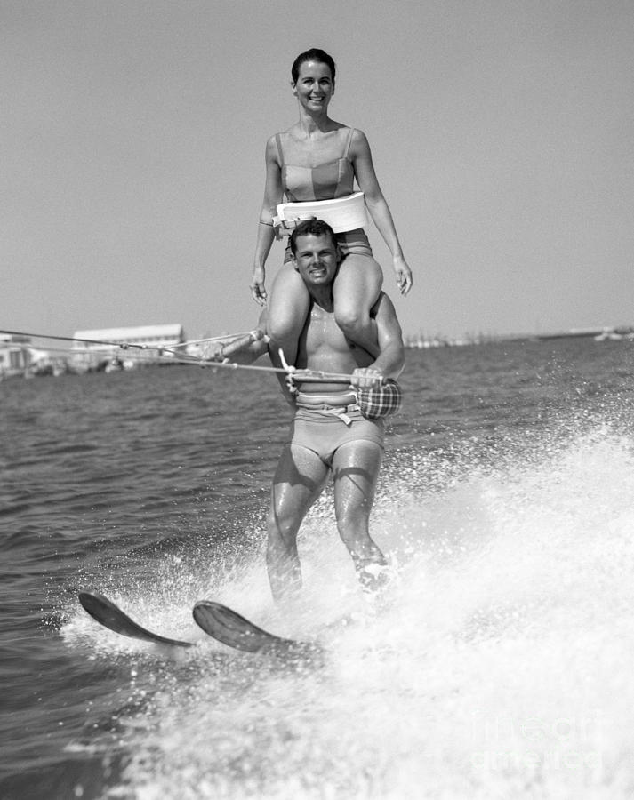 Water Skiing Tricks Photograph by H. Armstrong Roberts/ClassicStock