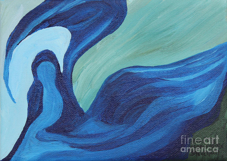 Water Spirit Painting by Annette M Stevenson