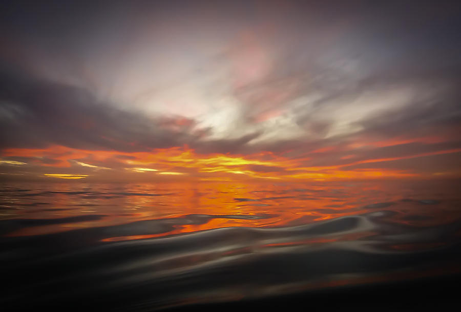 Water Sunset Photograph by Richard Cheski