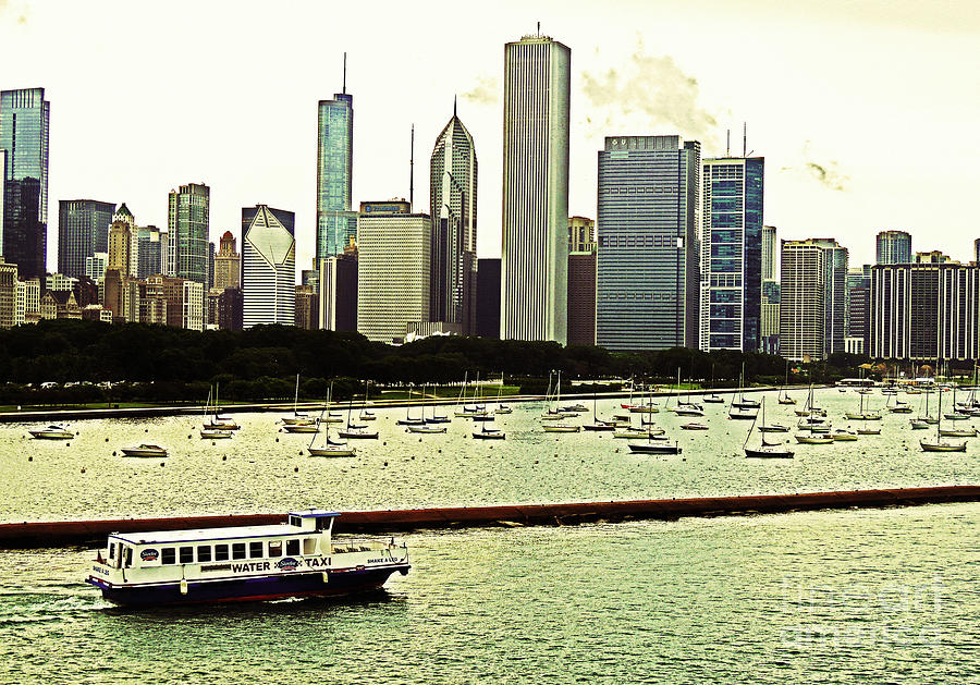 Water Taxi In Chicago Photograph by Lydia Holly