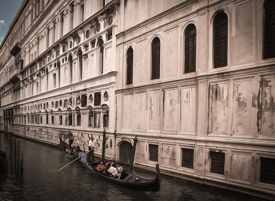 Water Taxi in Venice Photograph by Kathleen Scanlan