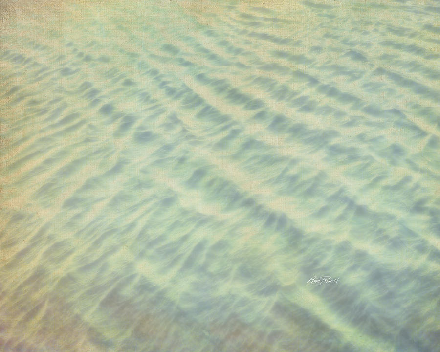 Water - textured photograph Photograph by Ann Powell