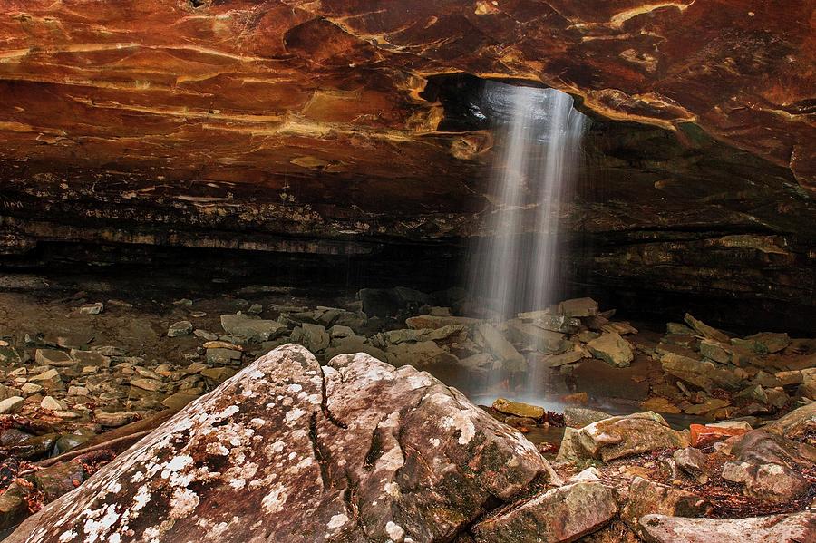 Water Through Rock Photograph by Chris Burns - Fine Art America