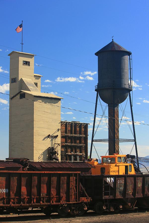 Water Tower And Coal Tower Photograph by Douglas Miller