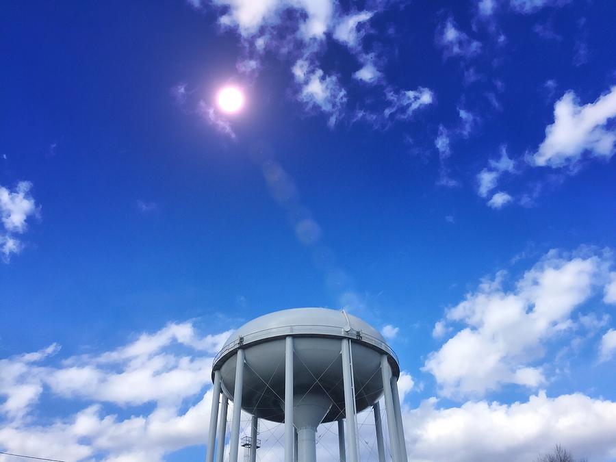 Water Tower Photograph by Chris Montcalmo