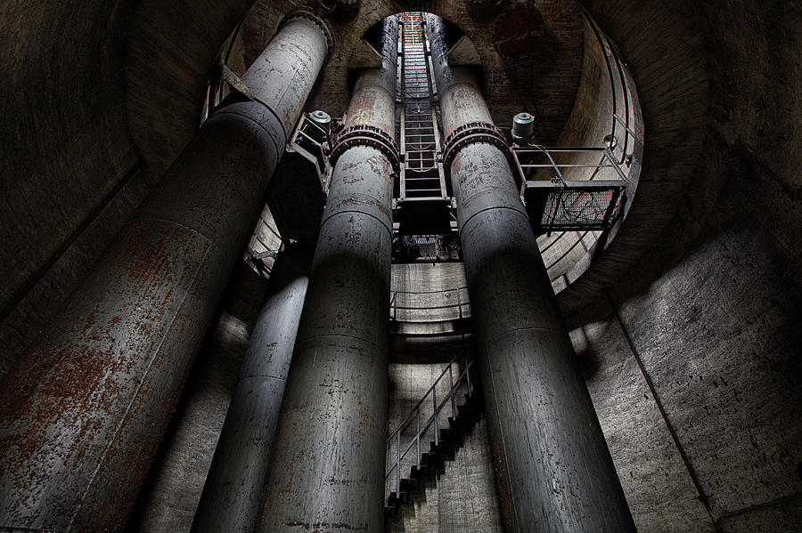 Water tower inside Photograph by Dirk Ercken
