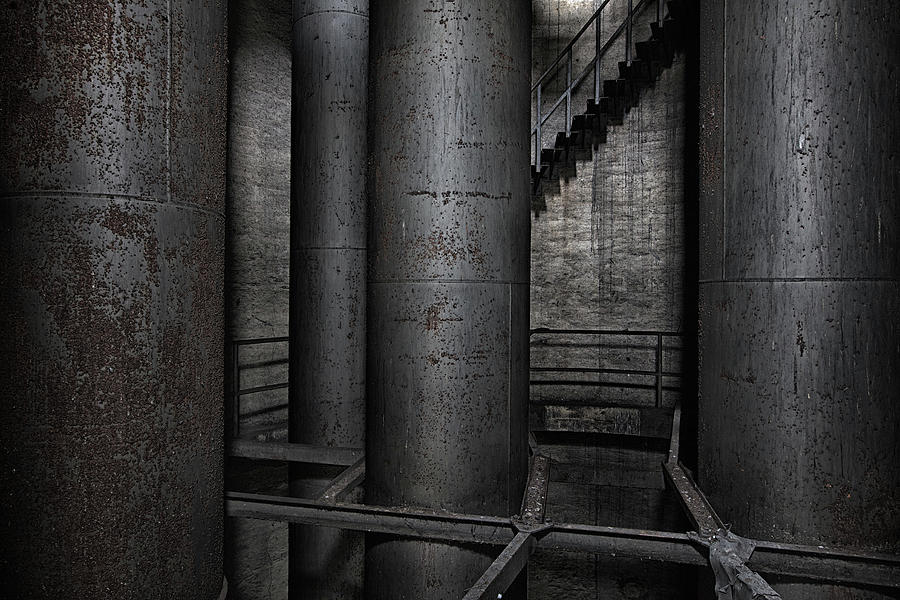 Water tower tubes Photograph by Dirk Ercken