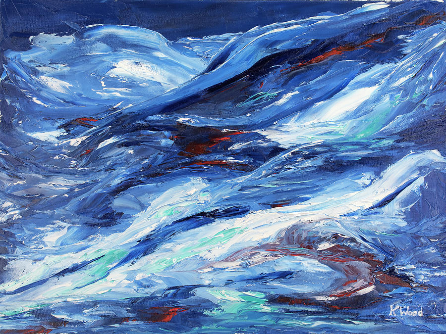 Water Turbulence Painting by Ken Wood